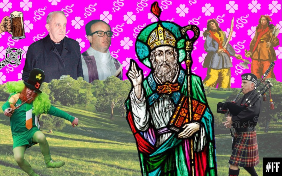 SAN PATRICIO. LA HAMBRUNA DE PAPA Y LAS BALDOSAS UNGIDAS